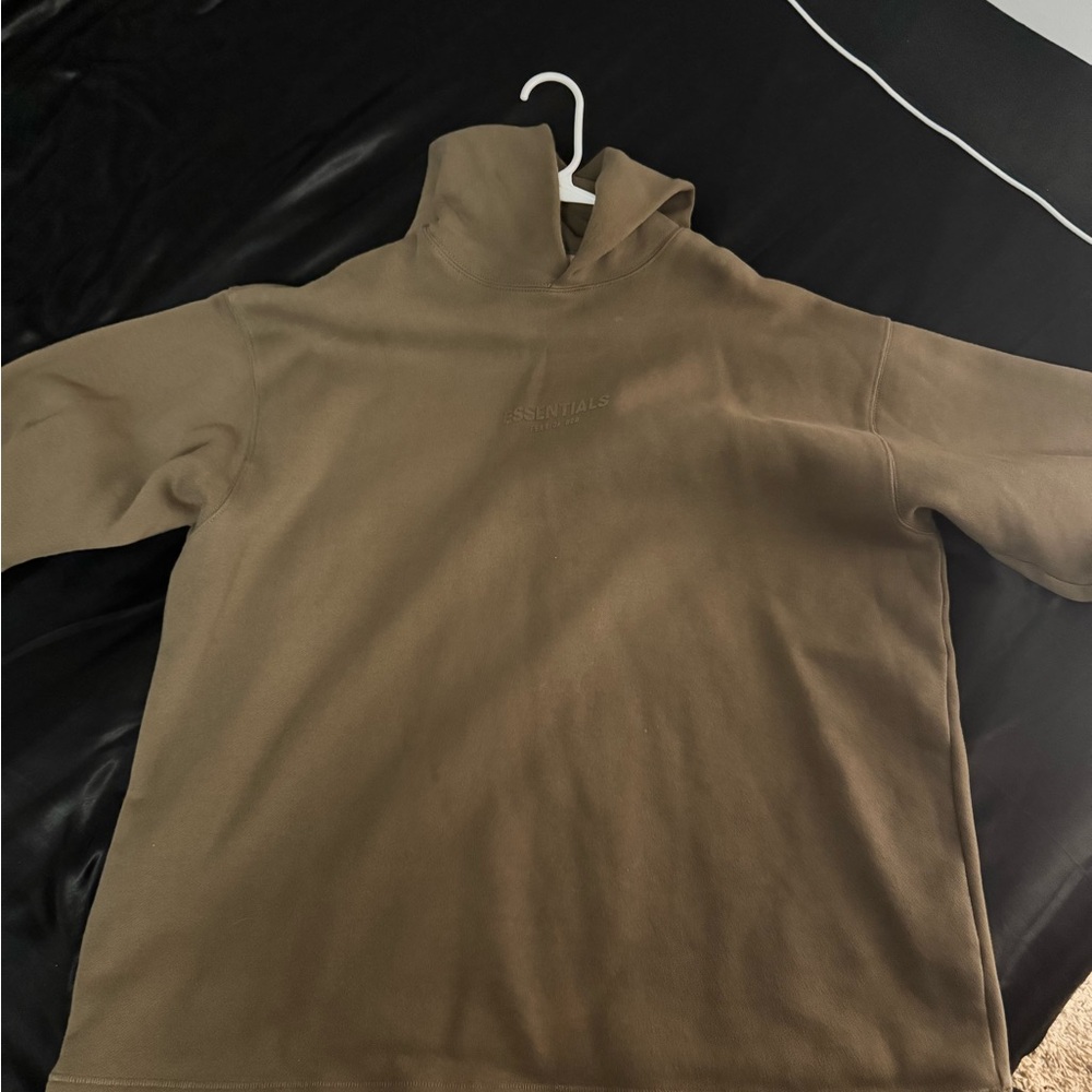 Mens Essentials Hoodie, Wood size S